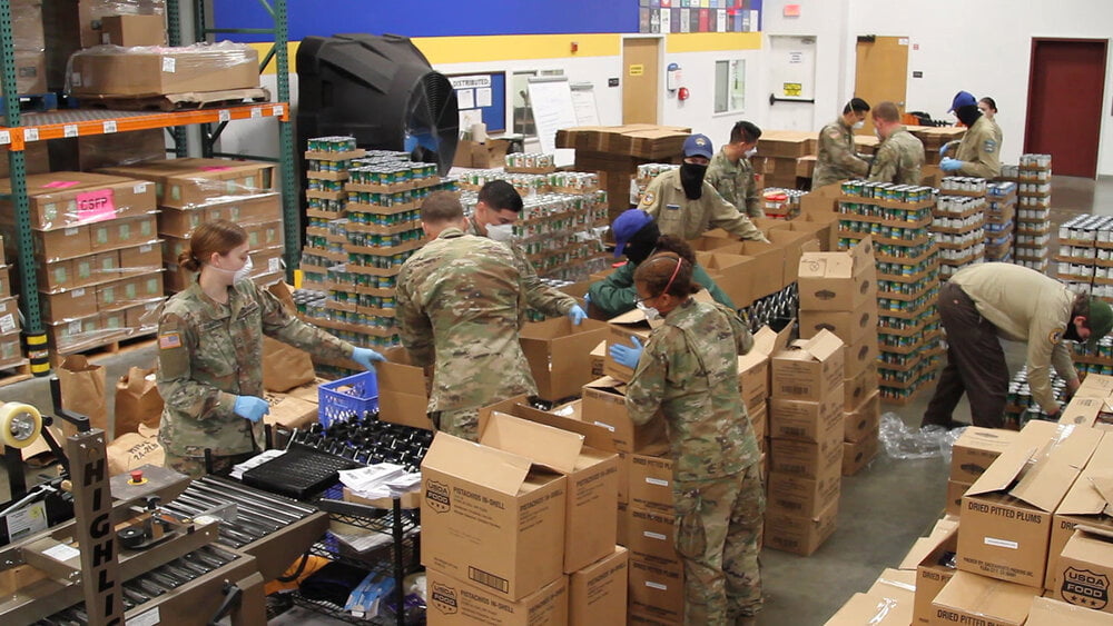 US military deployed to provide emergency food aid to millions of unemployed